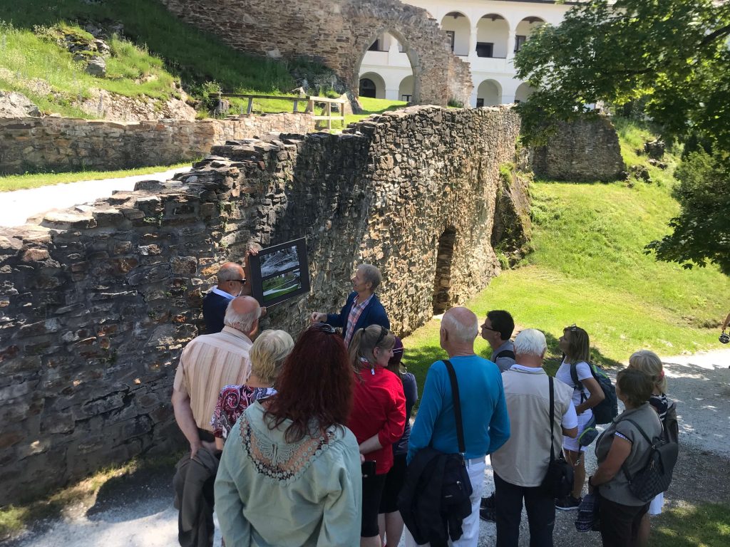 Šumava's trio of castles tour Velhartice castle spring 2020